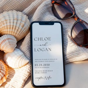 Modern Electronic Wedding Invitation