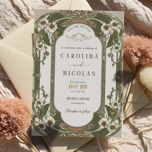 Vintage Wedding Invitation