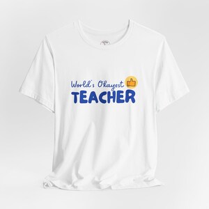 Teacher&#39;s day Unisex T-shirt Gift for Educators Casual Wear forTeacher Appreciation Shirt for School Teacher Funny Tee for Teacher&#39;s day