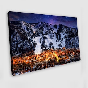 Aspen Colorado Canvas Art Aspen Wall Art Aspen Painting Aspen Canvas Wall Art Aspen Photo Aspen Wall Decor Aspen Poster Aspen Mountains