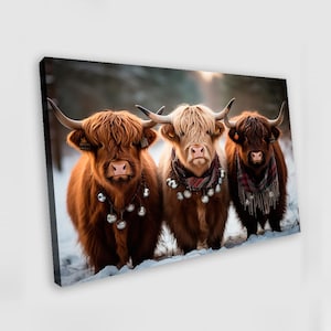 Highland Cow Wall Art Highland Cow Print Highland Cow Poster Highland Cow Painting Highland Cow Poster Animal Wall Art