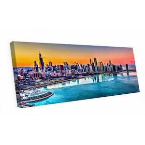 Chicago Wall Art Chicago Canvas Wall Art Chicago Print Chicago Painting Chicago Photo Chicago Wall Decor Chicago Poster
