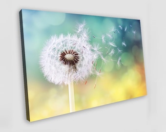 Dandelion Canvas Art Dandelion Wall Art Dandelion Painting Dandelion Print Dandelion Poster Dandelion Wall Decor
