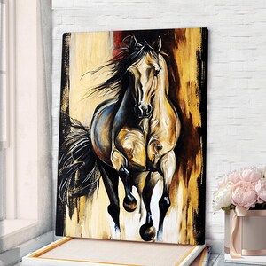 Horse Canvas Print Horse Wall Art Print Horse Canvas Art Horse Painting Horse Poster Horse Print Horse Artwork