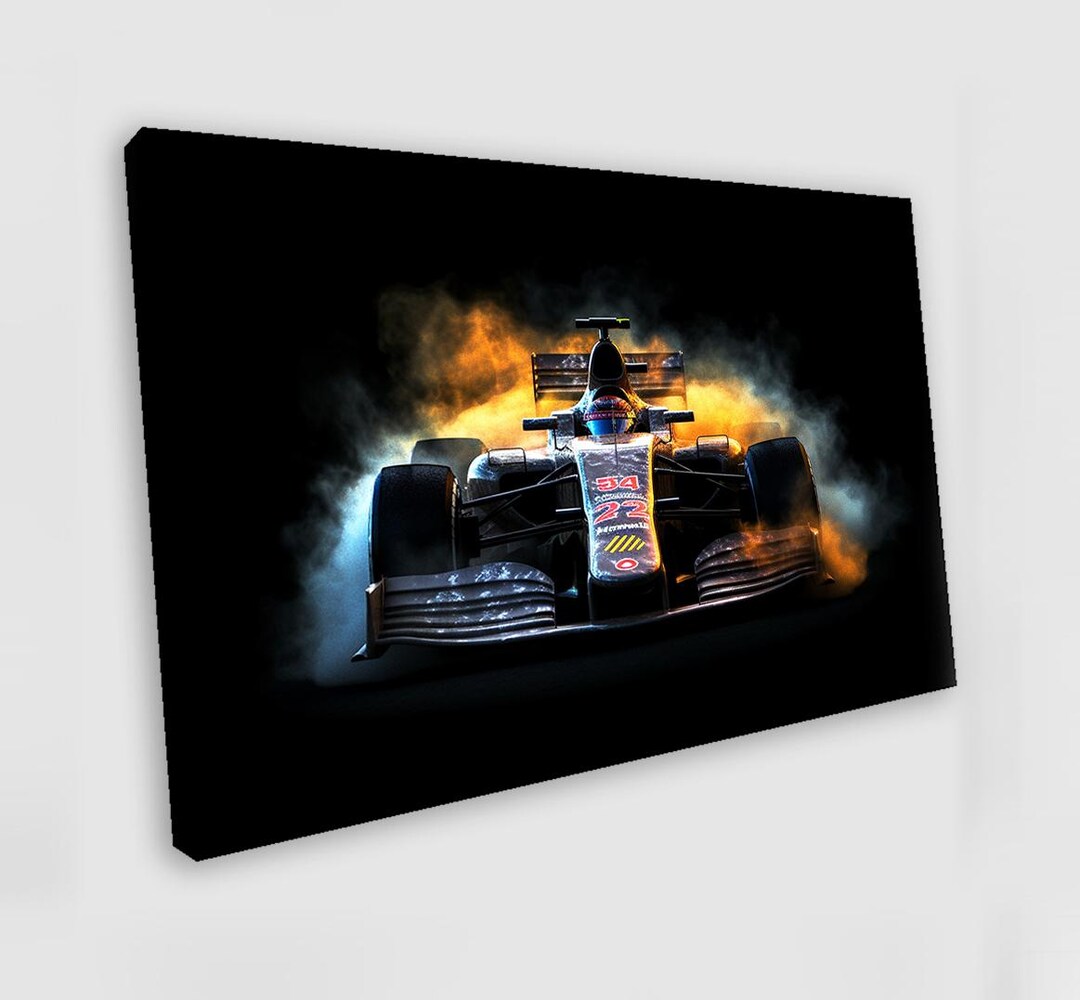 Racing Car Canvas Print: Sportscar Wall Art - Etsy
