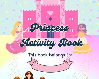 Princess Busy Book: Editable Learning Activities for Toddlers (Digital Download)