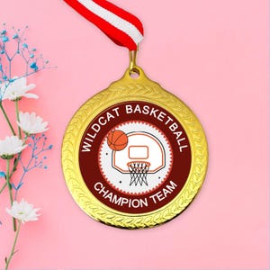 Custom Basketball Medals: Personalized Competition Prize