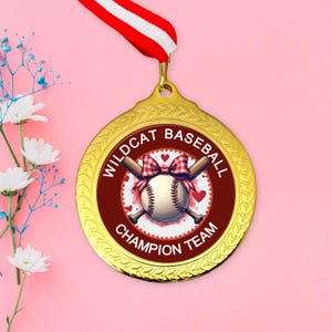 Custom Baseball Medals: Personalized Competition Prize