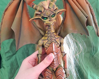 OOAK Nicole Bolas Inspiriert Dragon Art Doll Custom Magic The Gathering TKG Gelenk-Aktionsfigur CharlieBDollies