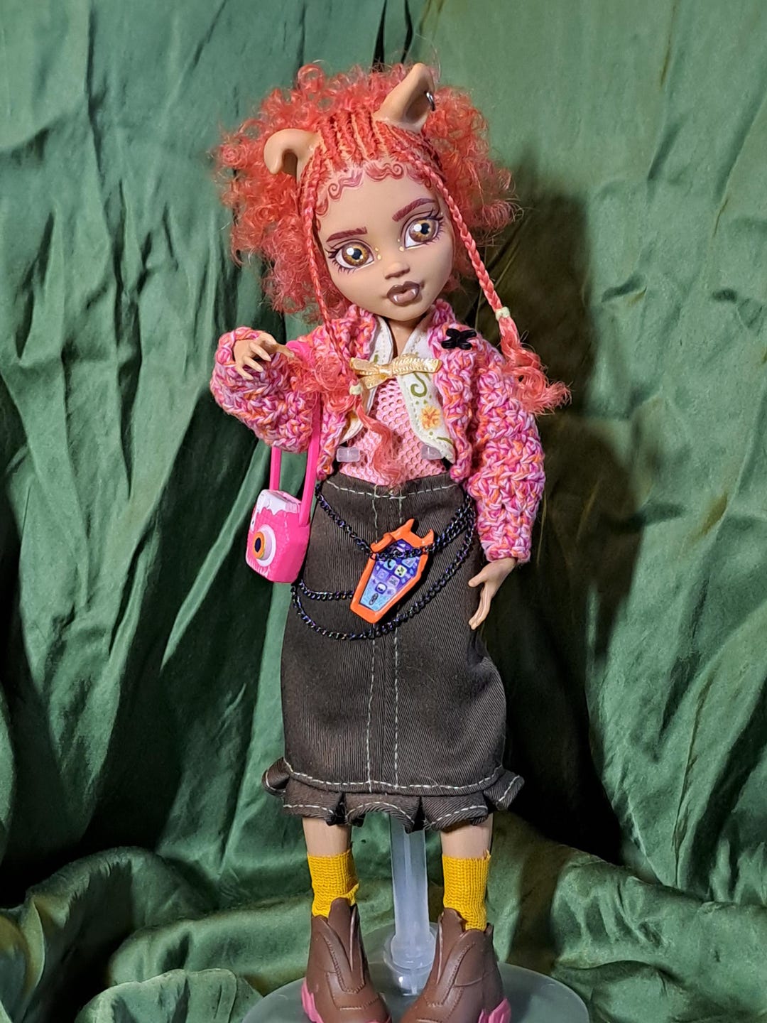 OOAK Small Werewolf Girl Art Doll Custom G1 Monster High Repaint Ever ...