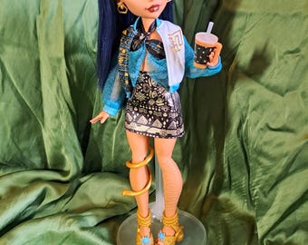 OOAK Mummy Girl Art Doll Custom Monster High Repaint CharlieBDollies