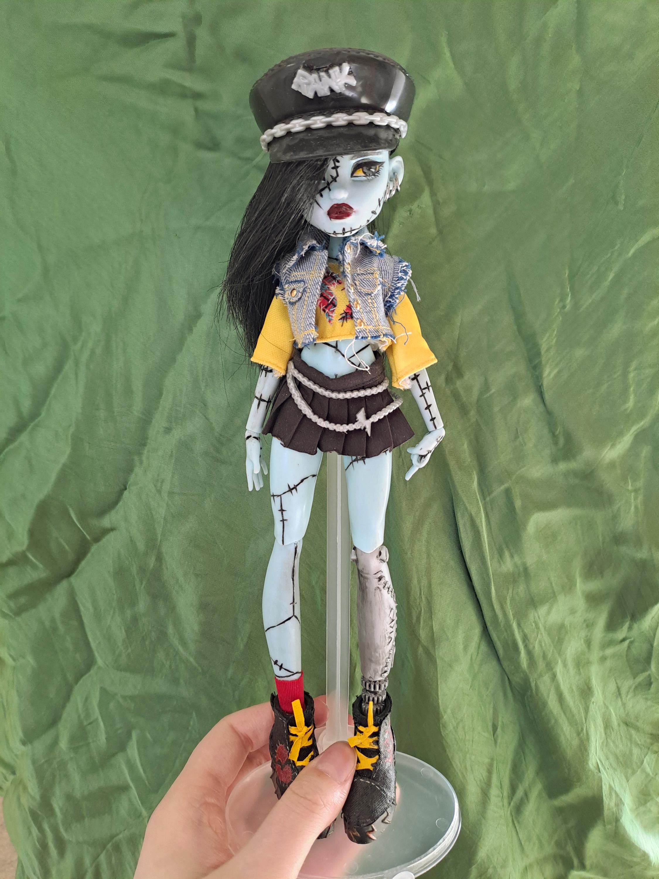 OOAK Punk Dark Frankenstein Vicky OC Art Doll Custom Alternative