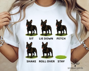 Grappig memeshirt Franse Bulldog-hond – Command Joke Tee Gift