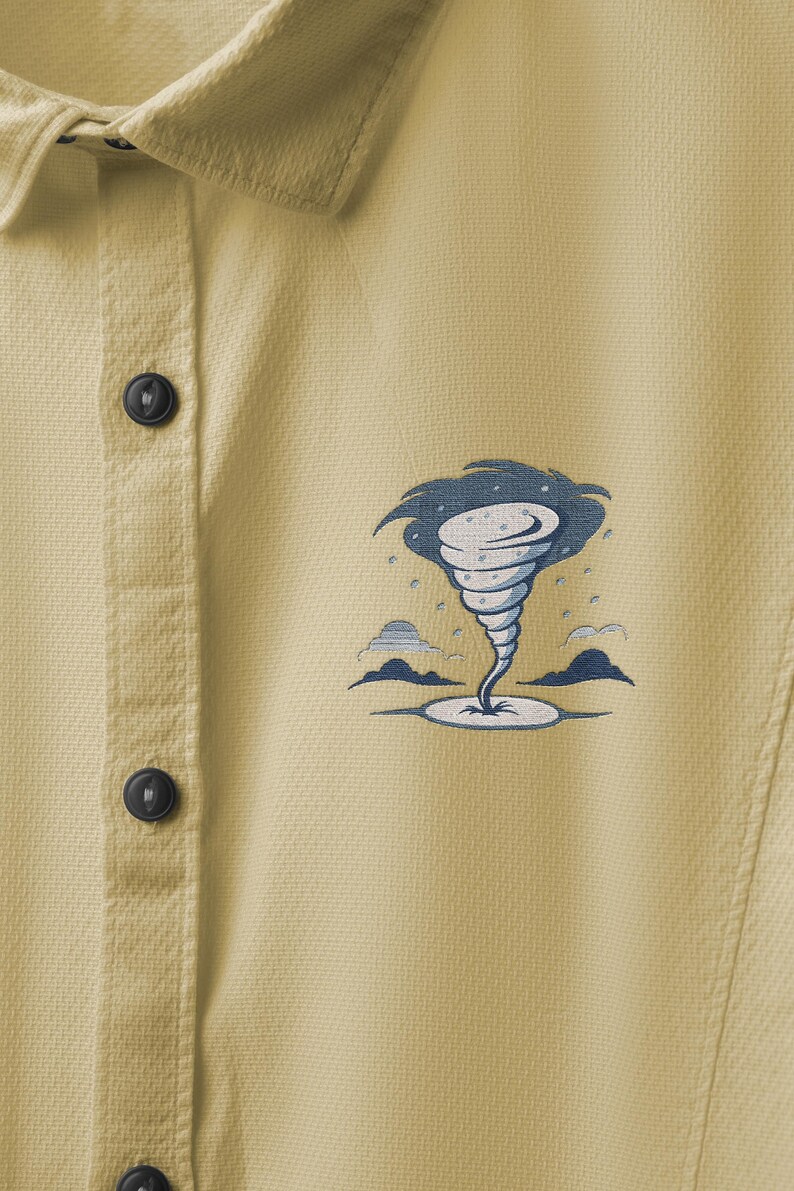Tornado Embroidery Design – Cyclone, Wind Storm Machine File (digital ...