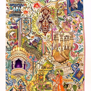 Handmade Traditional Mughal Miniature Style Painting