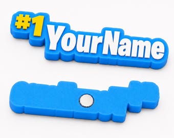 Custom Battle Royale Name Fridge Magnet – Personalized Gamer Tag Magnet, 3D Printed Kids Gift