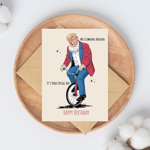 Grappige Trump-verjaardagskaart-grappige politieke humor groet-politieke grap cadeau-Trump Meme Card-Trump Humor Card-grap kaart-Instant Download