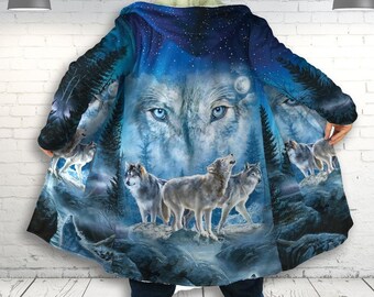 wolf coats fleece