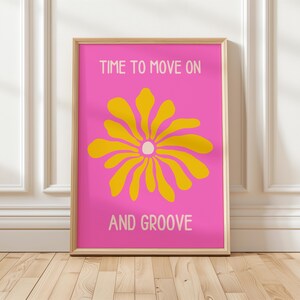 Flower Market Print Henri Matisse Poster Trendy Wall Art Pink Yellow Groove Print Plant Print Digital Download Aesthetic Digital Download
