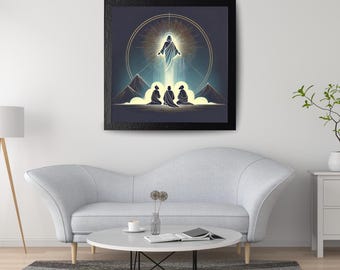 resplandor divino la transfiguración de jesus