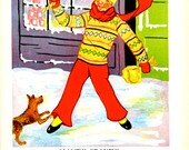 Items similar to Original Vintage 1920s Nursery Rhyme Page to Frame Boy ...