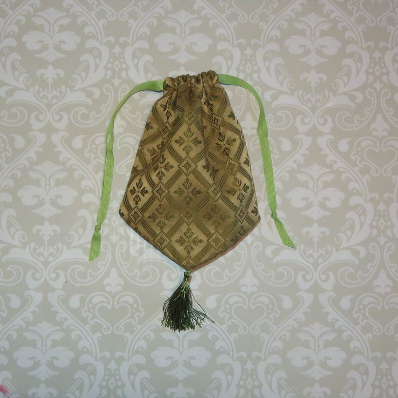Green and Blue Regency Purse Reticule Kit