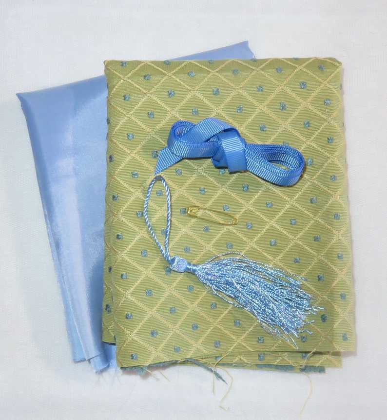 Green and Blue Regency Purse Reticule Kit