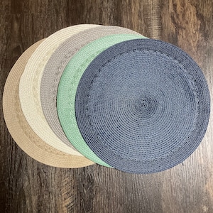 Hat Brim- Straw Mat with Smooth Edge and Embedded Braid