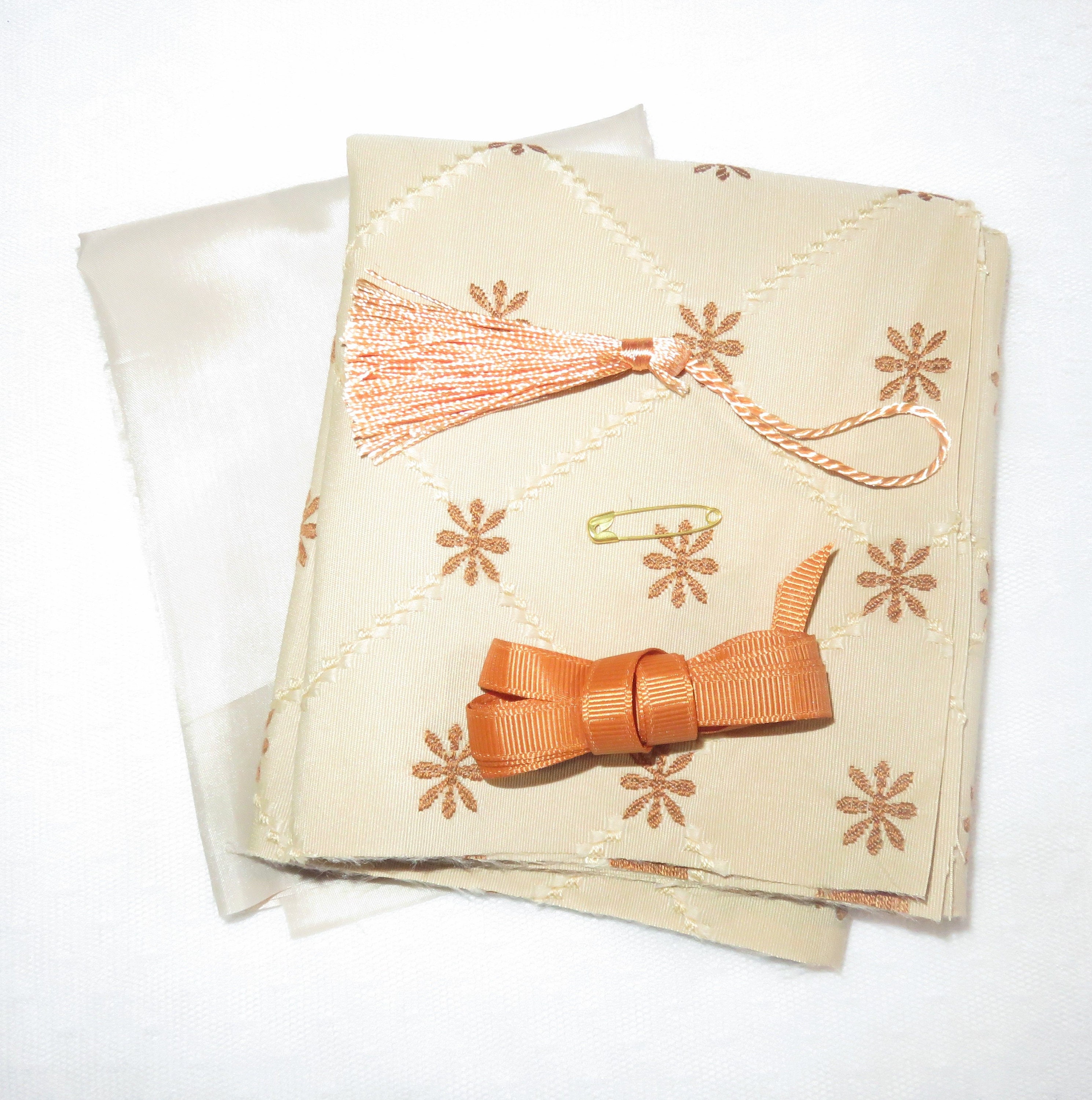 Reticule Kit- Ivory and Orange Regency Purse - Etsy