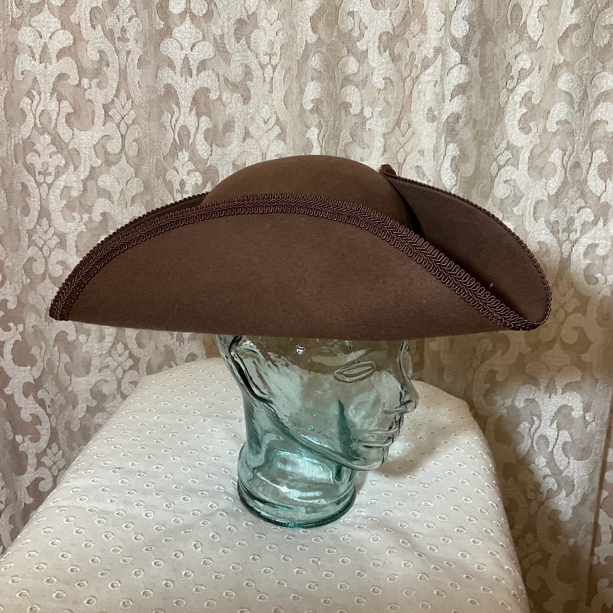 Brown Tricorn Hat Brown Tricorn Hat