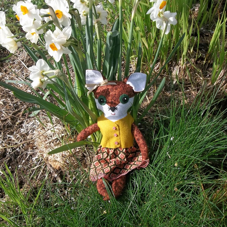 Sadie the Big Eyed Fox Doll image 4