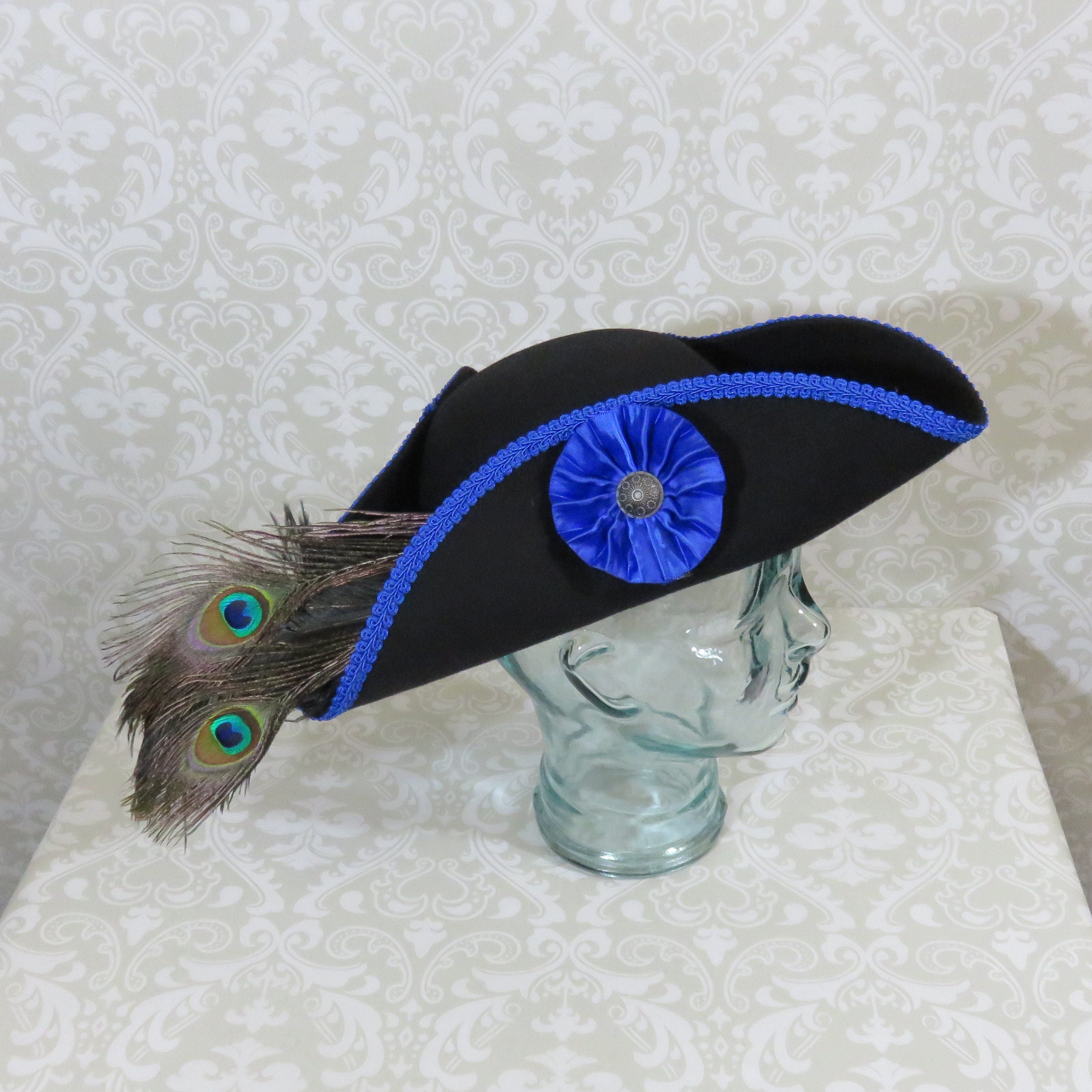 Blue pirate hat Clearance