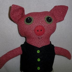 Augustus the Big Eyed Pig Doll image 4