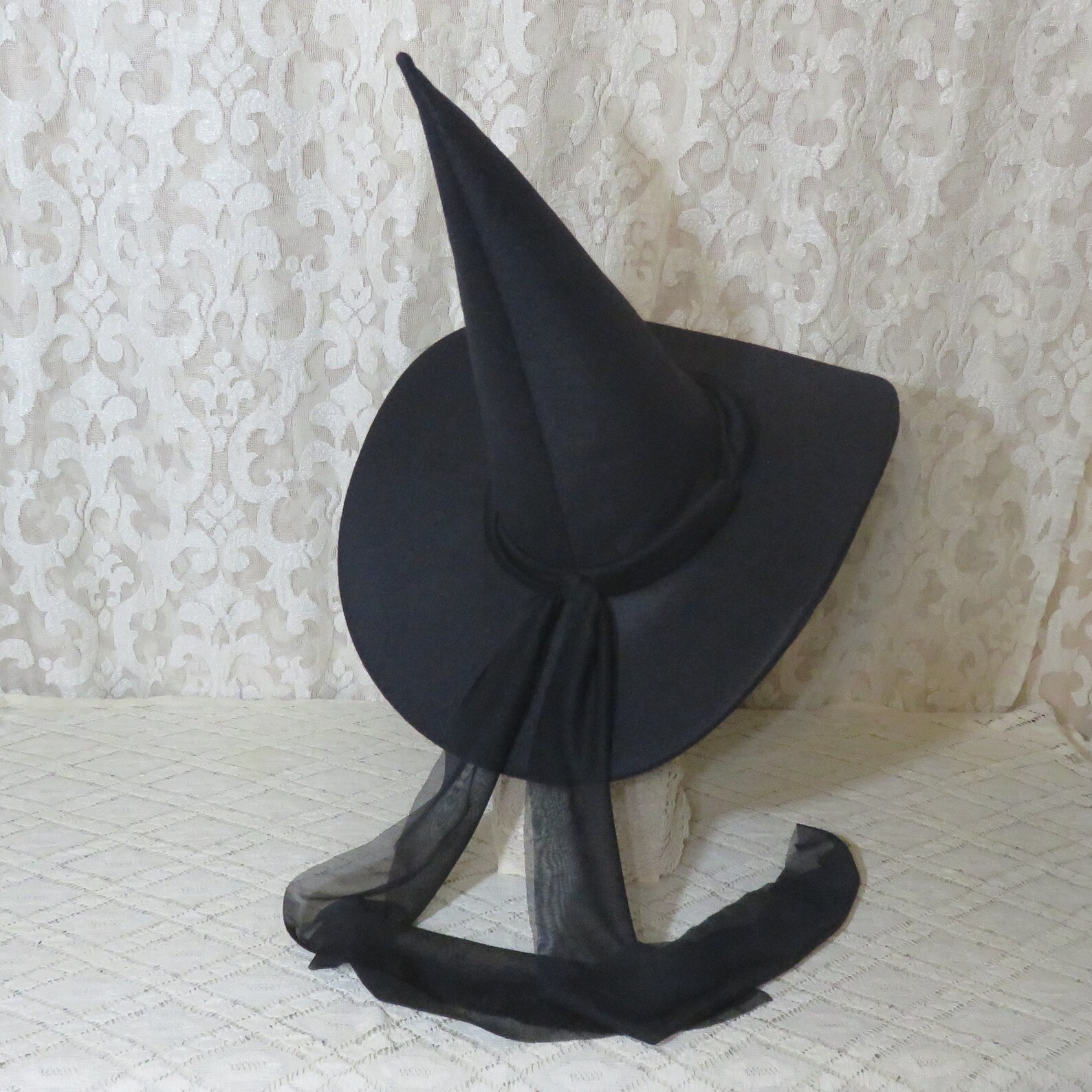 Wizard of Oz Wicked Witch of the West Hat Black Wool Felt Hat Etsy