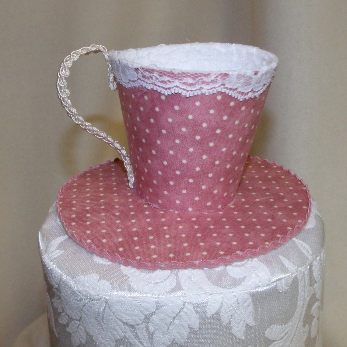 Teacup Fascinator Mauve Teacup Headband Mini Hat Etsy