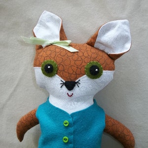 Hazel the Big Eyed Fox Doll image 2