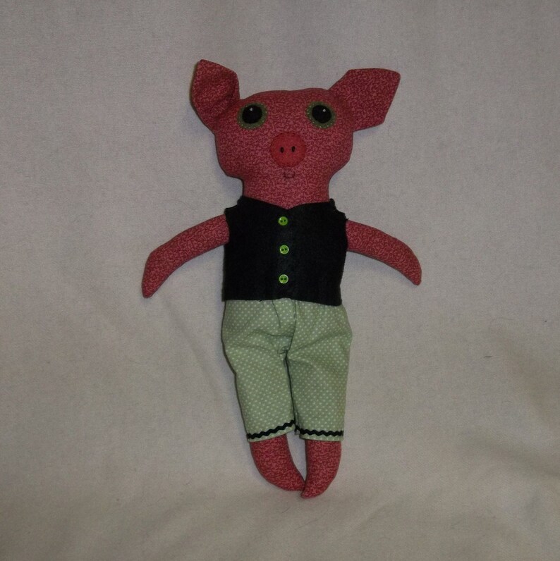 Augustus the Big Eyed Pig Doll image 1