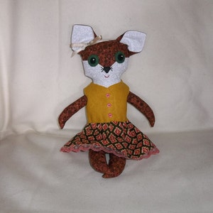 Sadie the Big Eyed Fox Doll image 3