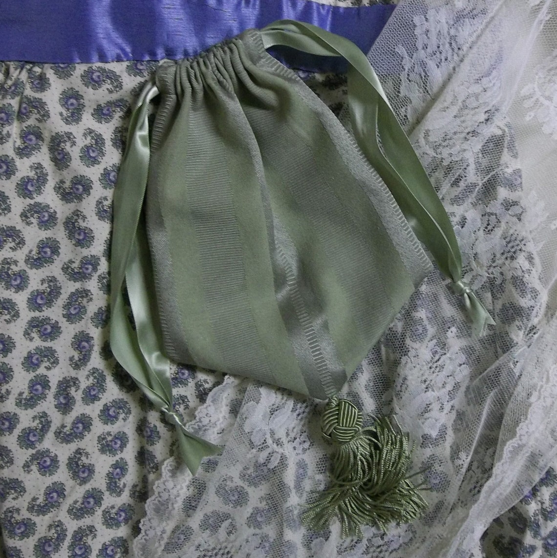 Reticule Pattern Regency Purse PDF Epattern Tutorial Etsy