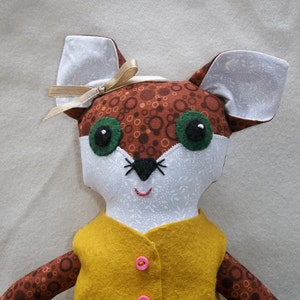 Sadie the Big Eyed Fox Doll image 2