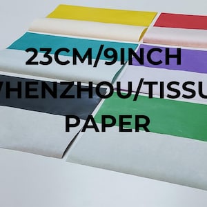 Carta per origami Whenzhou/velina da 23 cm/9" (un foglio)