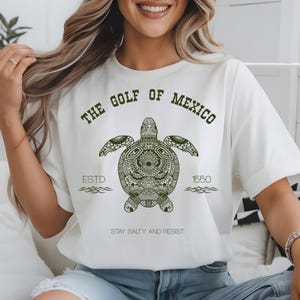 Gulf of Mexico Stay Salty Resistance Shirt, Resist Shirt, Anti Trump Shirt, Democrat Shirt, Democrat Gift Shirt