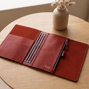 100% echtes Leder-Tagebuch A5, personalisiertes Leder-Tagebuch, gebundenes Leder-Notizbuch, Reise-Leder-Notizbuch, Leder-Notizbuchhülle