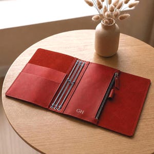 100% Genuine leather journal cover A5, Personalized leather journal, Bound leather notebook, Travel leather notebook, Leather notebook case