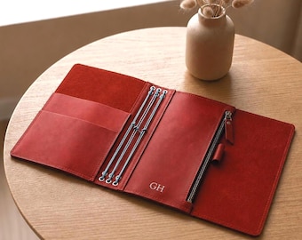 100% Genuine leather journal cover A5, Personalized leather journal, Bound leather notebook, Travel leather notebook, Leather notebook case