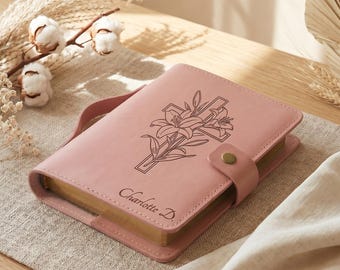 Personalized leather Bible cover,Engraved leather Bible case,Monogrammed leather bible cover,Custom leather Bible cover,Leather Bible sleeve