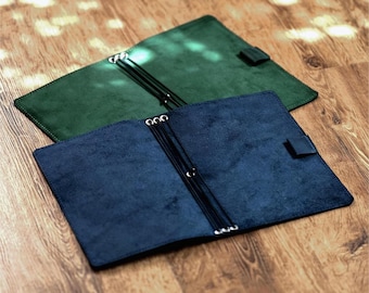 A5 Leather journal sleeve,Personalized leather journal cover,Refillable notebook cover,Custom leather journal cover,A4 leather journal cover