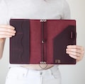 A5 Leather notebook cover, A5 Leather journal cover, Refillable leather notebook, Custom planner cover A4, Leather diary cover,Bound journal product logo