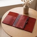 100% Genuine leather journal cover A5, Personalized leather journal, Bound leather notebook, Travel leather notebook, Leather notebook case product logo