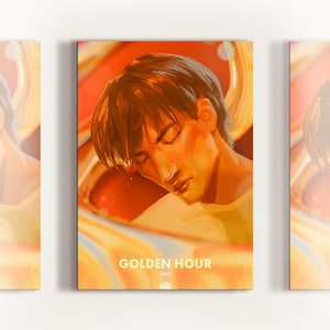 ATEEZ Seonghwa Fanart | Ateez Kunstdruck | Illustration Poster | Wandkunst